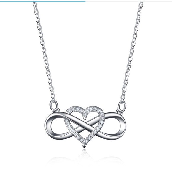 Infinity Heart Necklace - Picture 8 of 9
